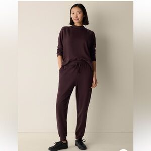 NWT EILEEN FISHER Cozy Brushed Terry Hug Jogger Pant